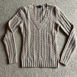 Brooks Brothers Cashmere Cable Knit Sweater